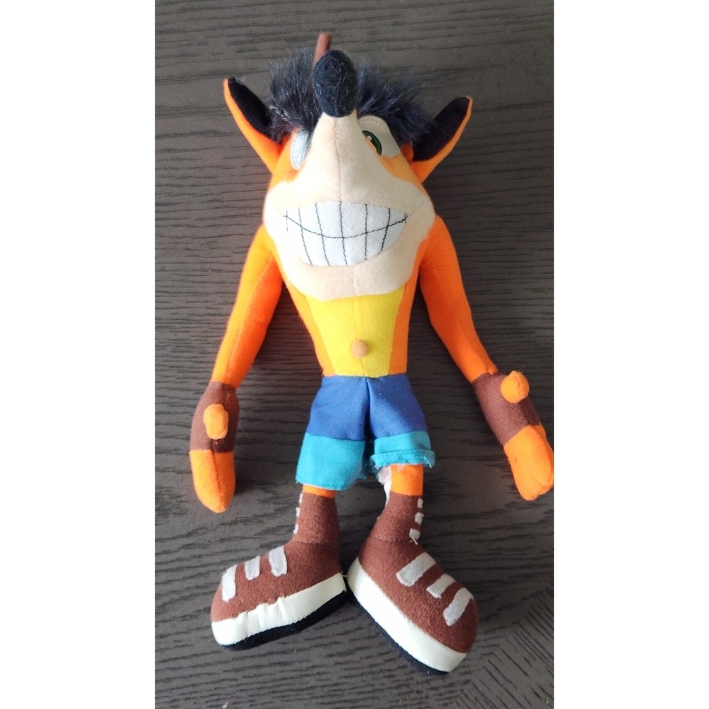 Crash Bandicoot Plush • Video Game Character Toy • Collectible Stuffed Figure